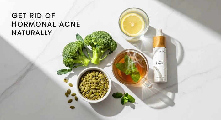 how to get rid of hormonal acne naturally
