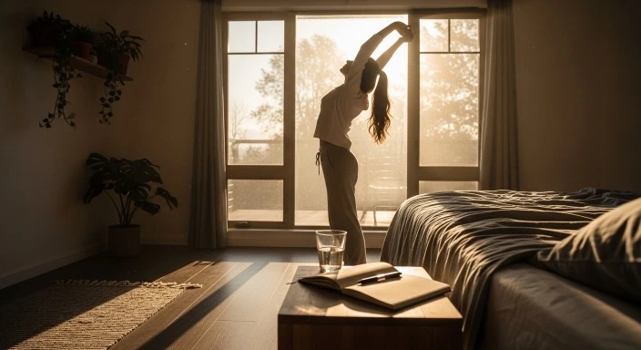 morning routine for confidence